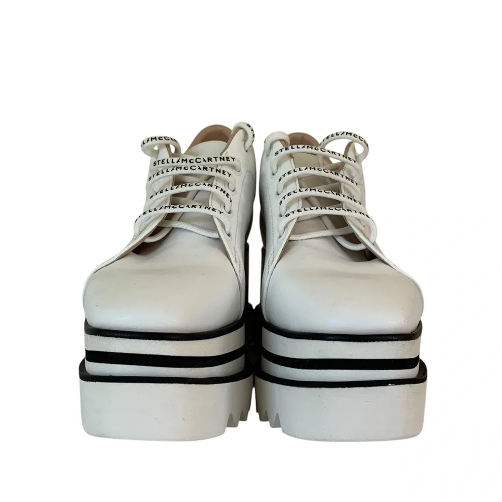 Stella McCartney White “Elyse” Sneakers - Picture 11 of 15